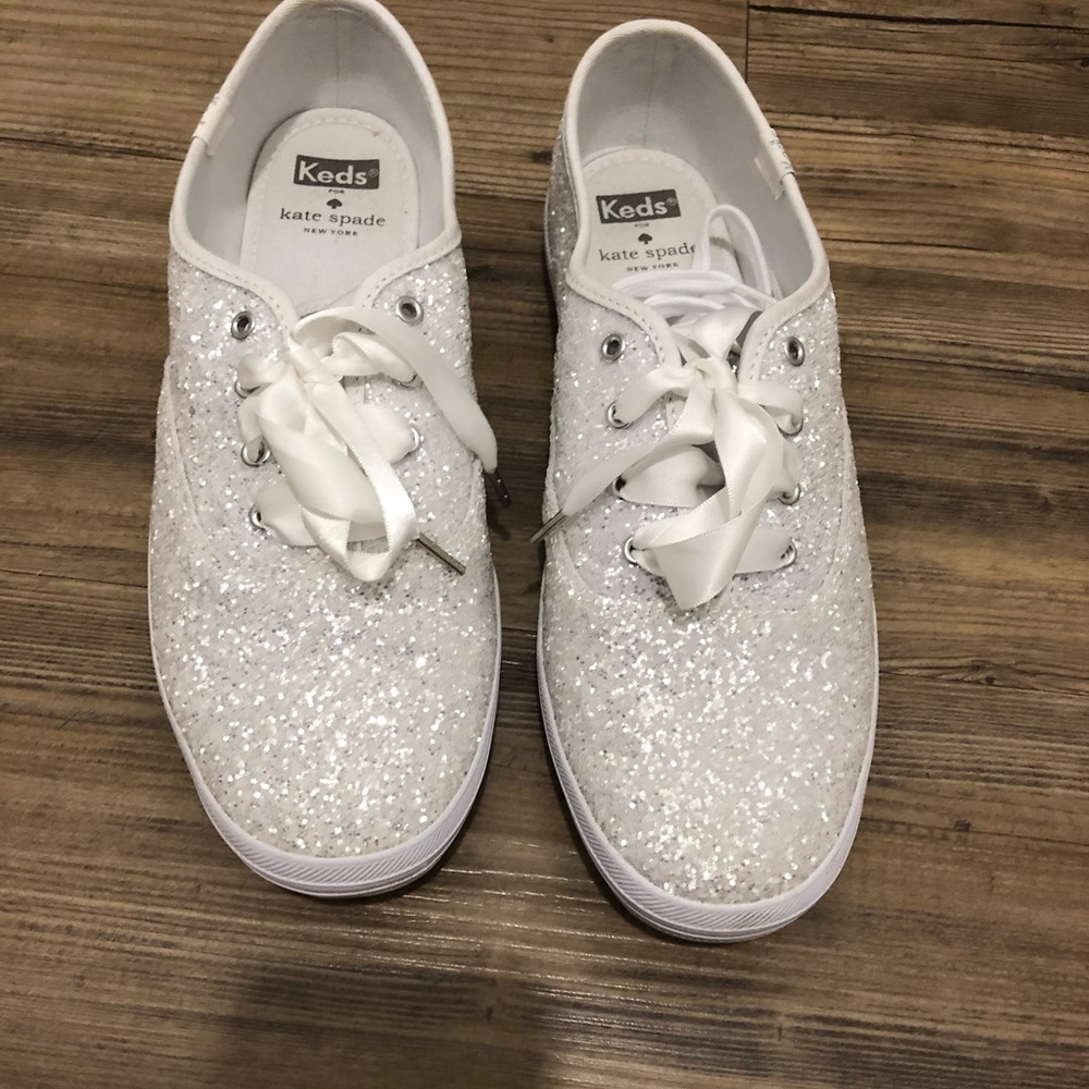 Kate Spade Glitter Keds 9.5